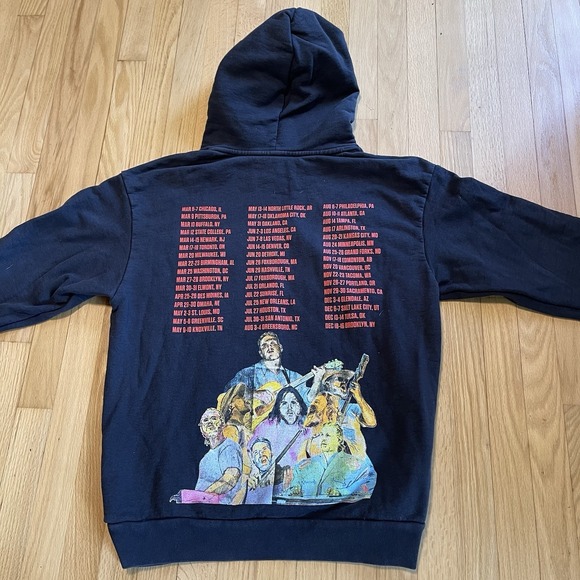 Zach Bryan The Quittin Time Tour Hoodie 2024 Official Merch Men's L - Picture 2 of 9